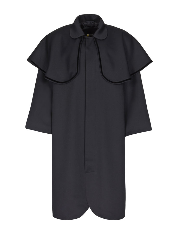 Talar Samtbordüre rund - schwarz - 2XL - Sale